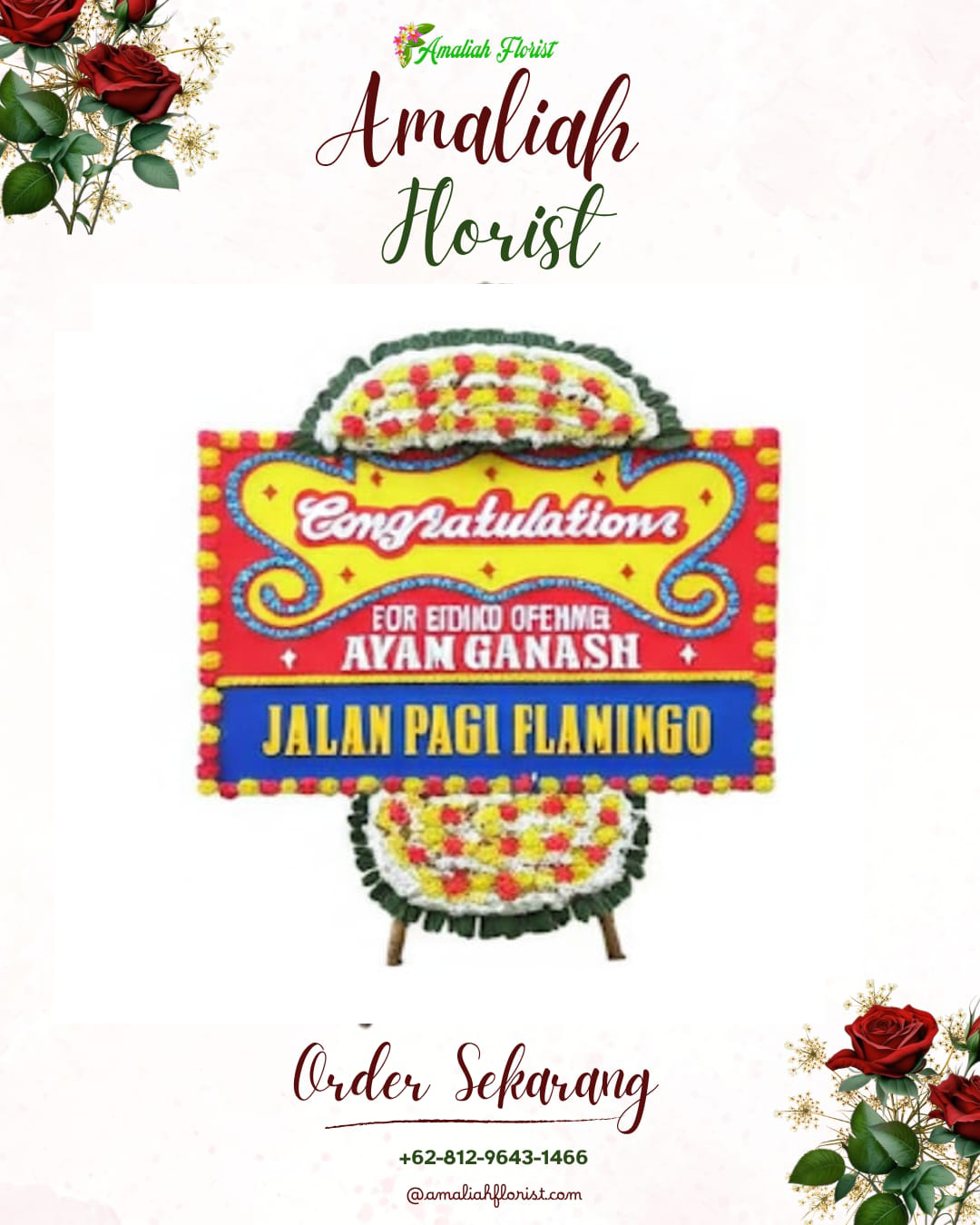 Sewa Papan Bunga Maesan